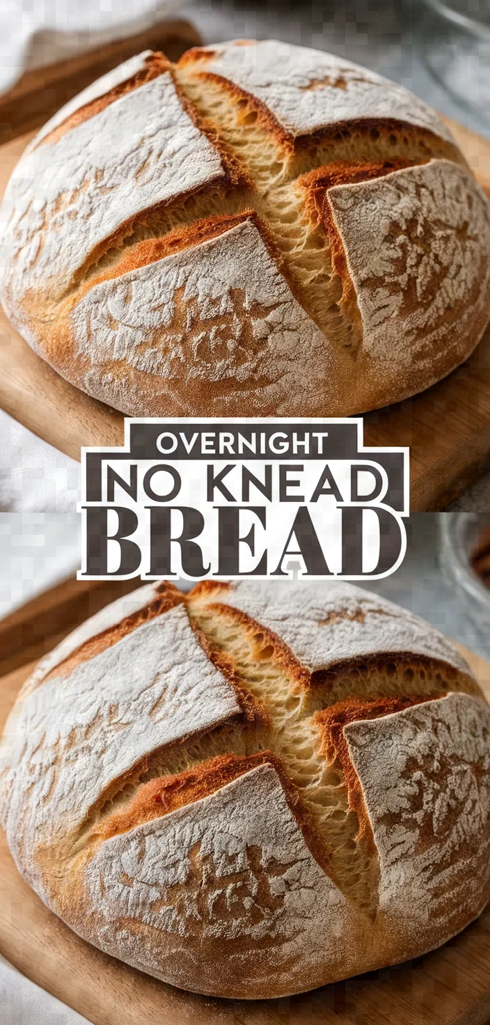 Overnight No Knead Bread Recipe