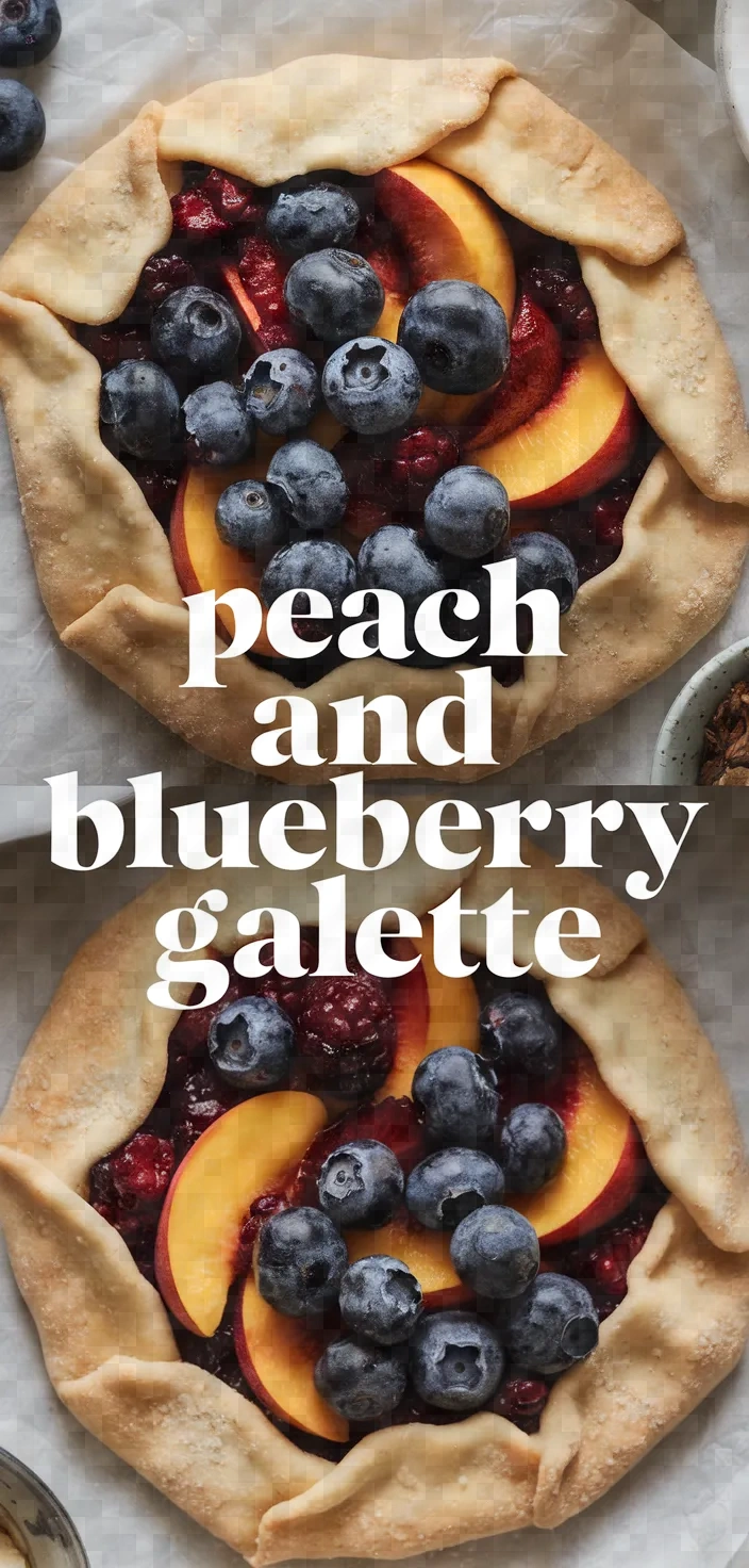 Peach And Blueberry Galette Recipe