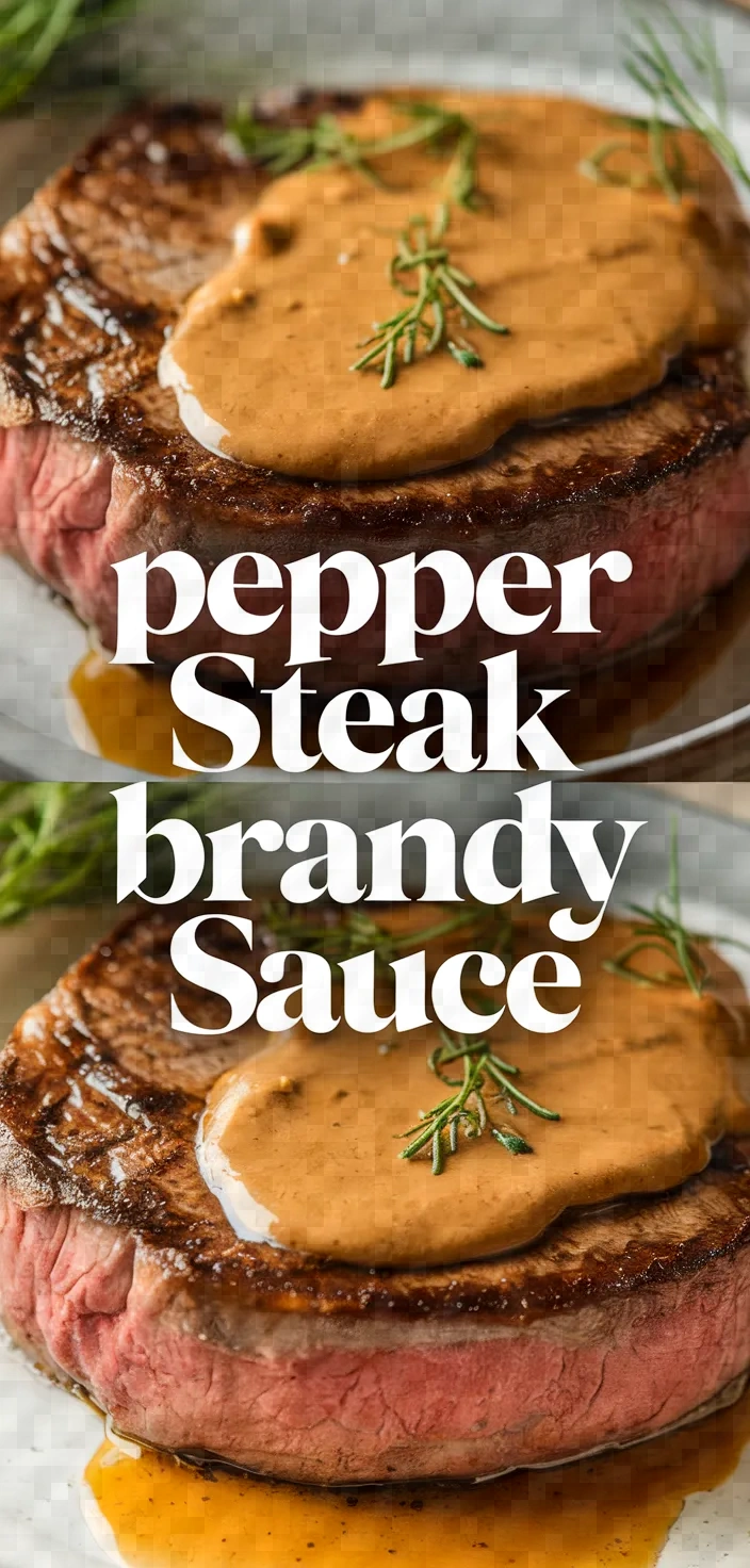 Pepper Steak With Brandy Sauce Recipe