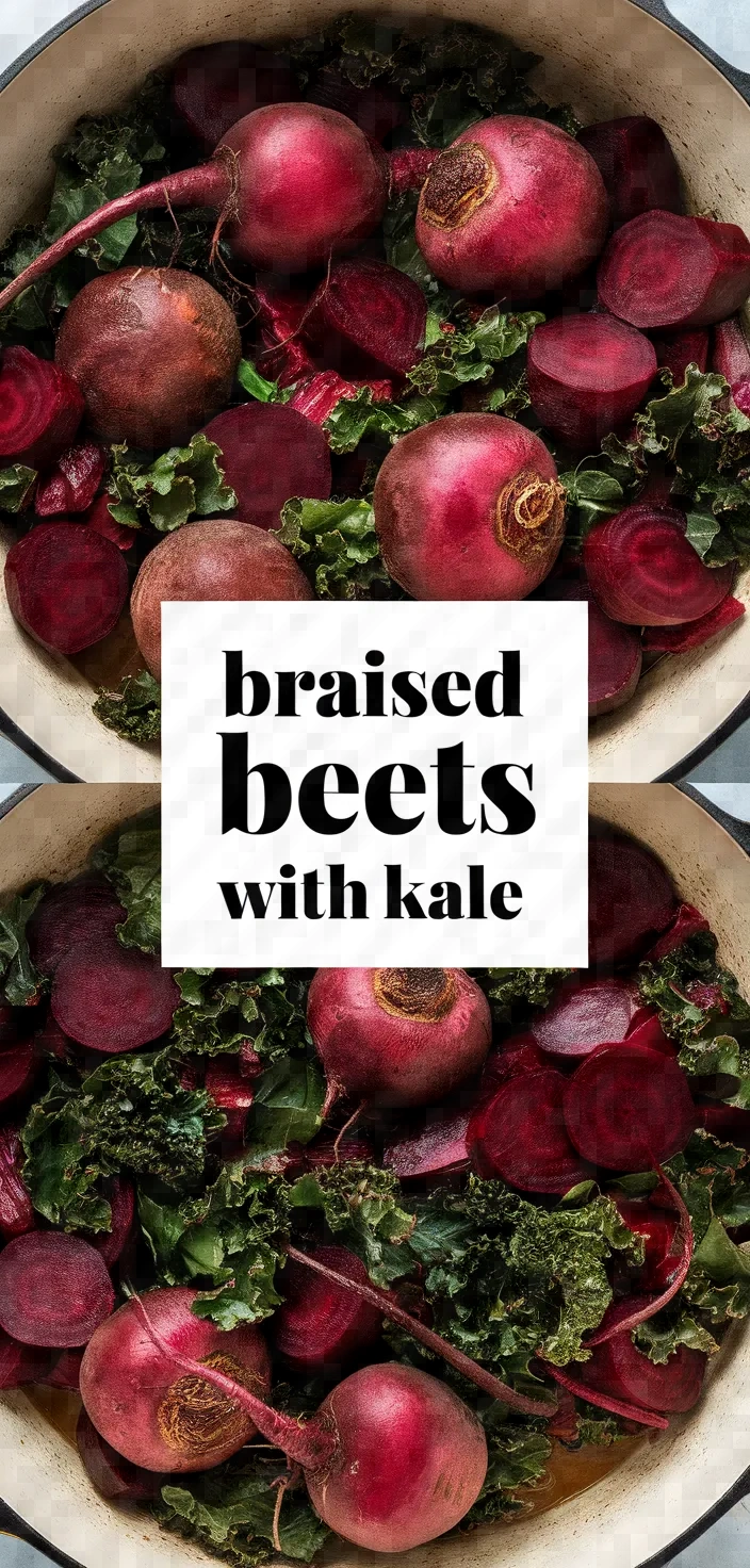 Poitou Style Braised Beets With Kale Recipe