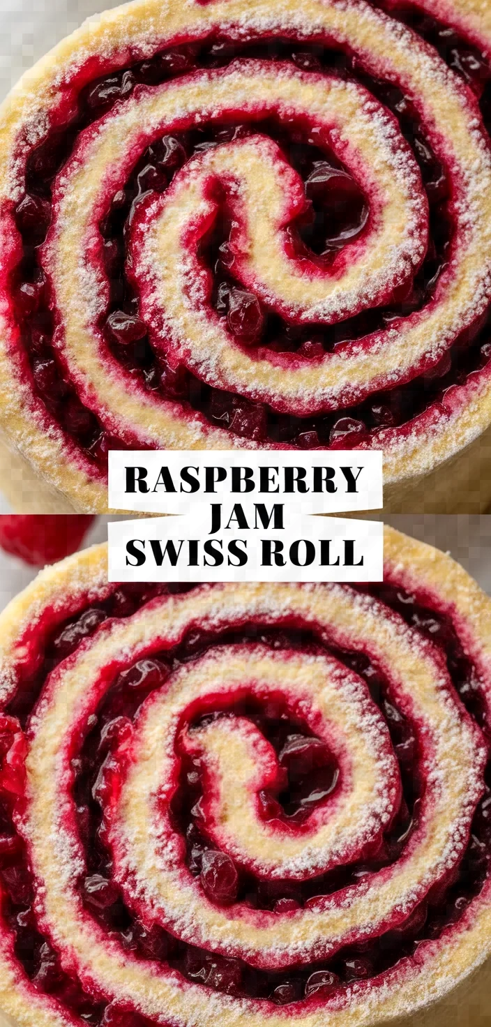 Raspberry Jam Swiss Roll Recipe