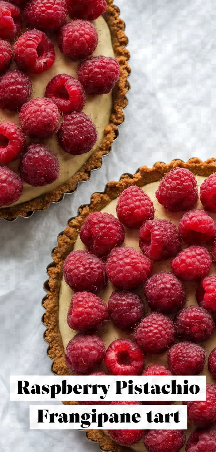 Raspberry Pistachio Frangipane Tart Recipe