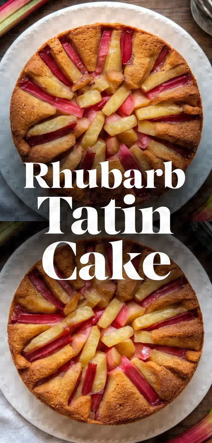 Rhubarb Tatin Cake Recipe