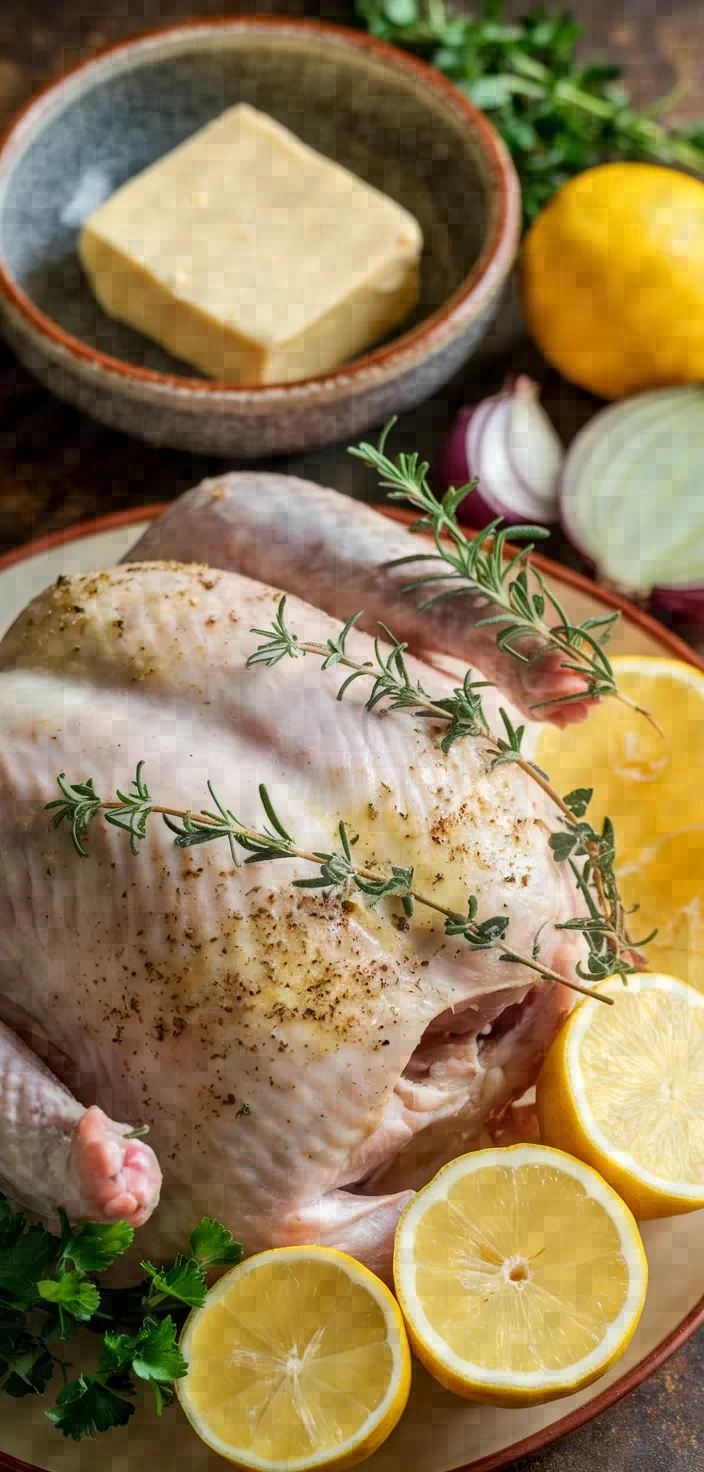 Ingredients photo for Roasted Chicken With Dijon Herb Butter Recipe
