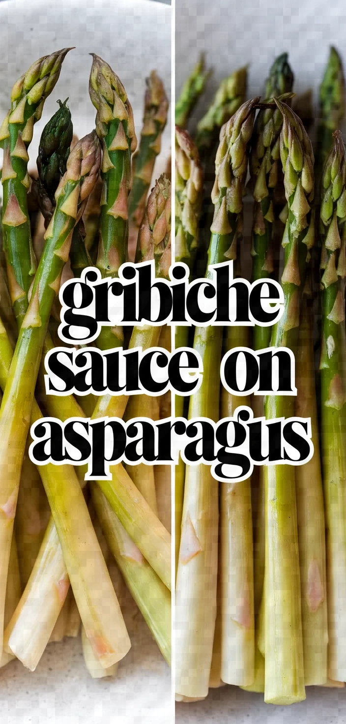 Sauce Gribiche On Crisp Asparagus Recipe