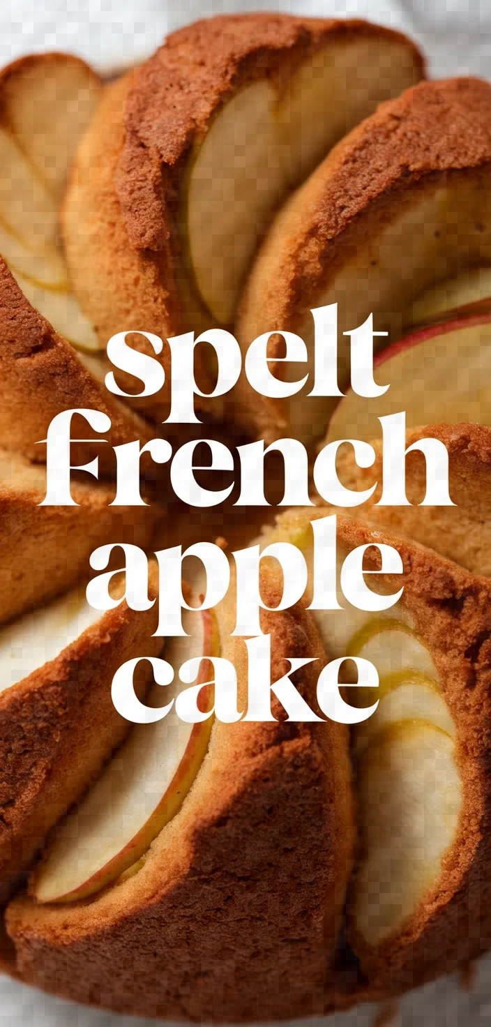 Spelt French Apple Cake Recipe