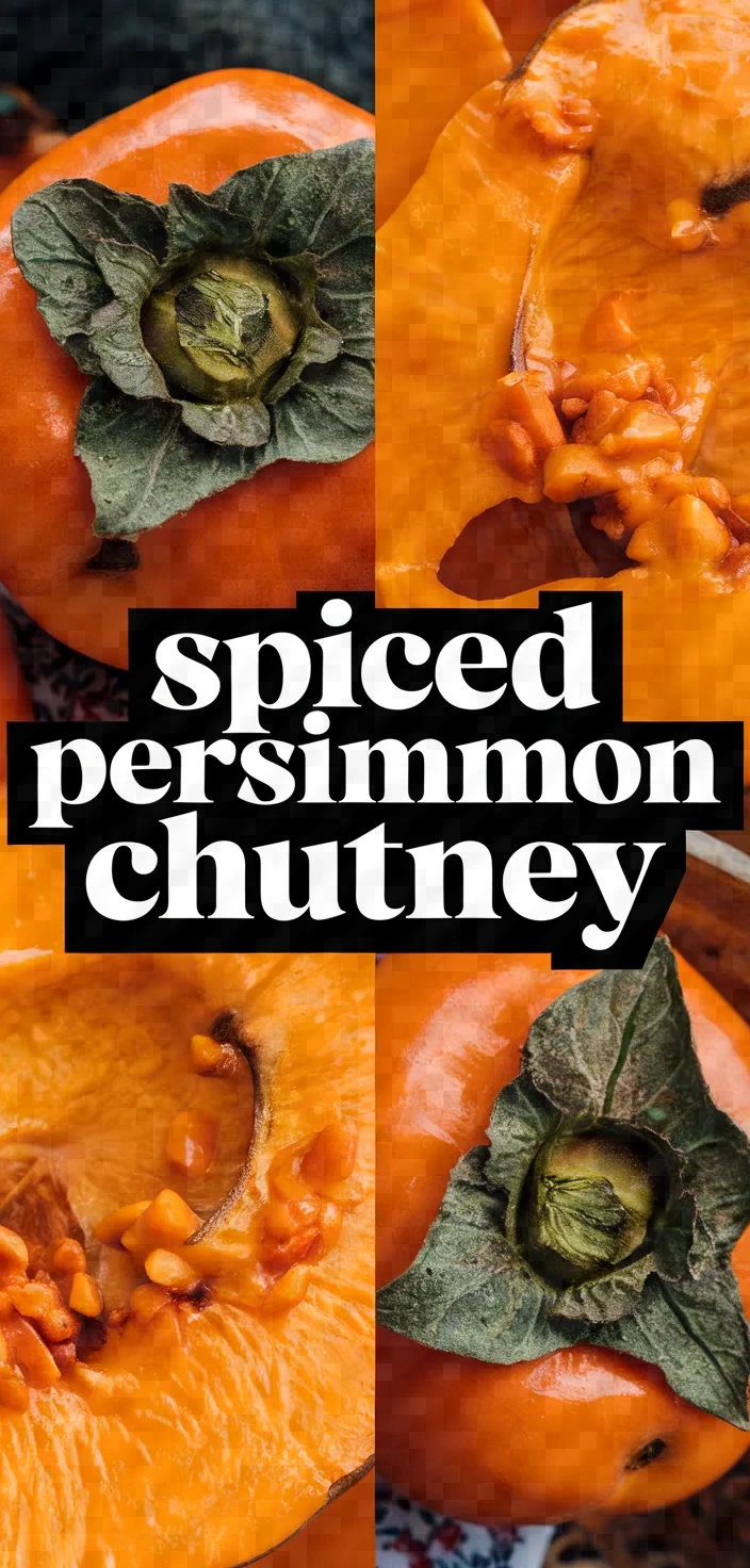 Spiced Persimmon Chutney Recipe