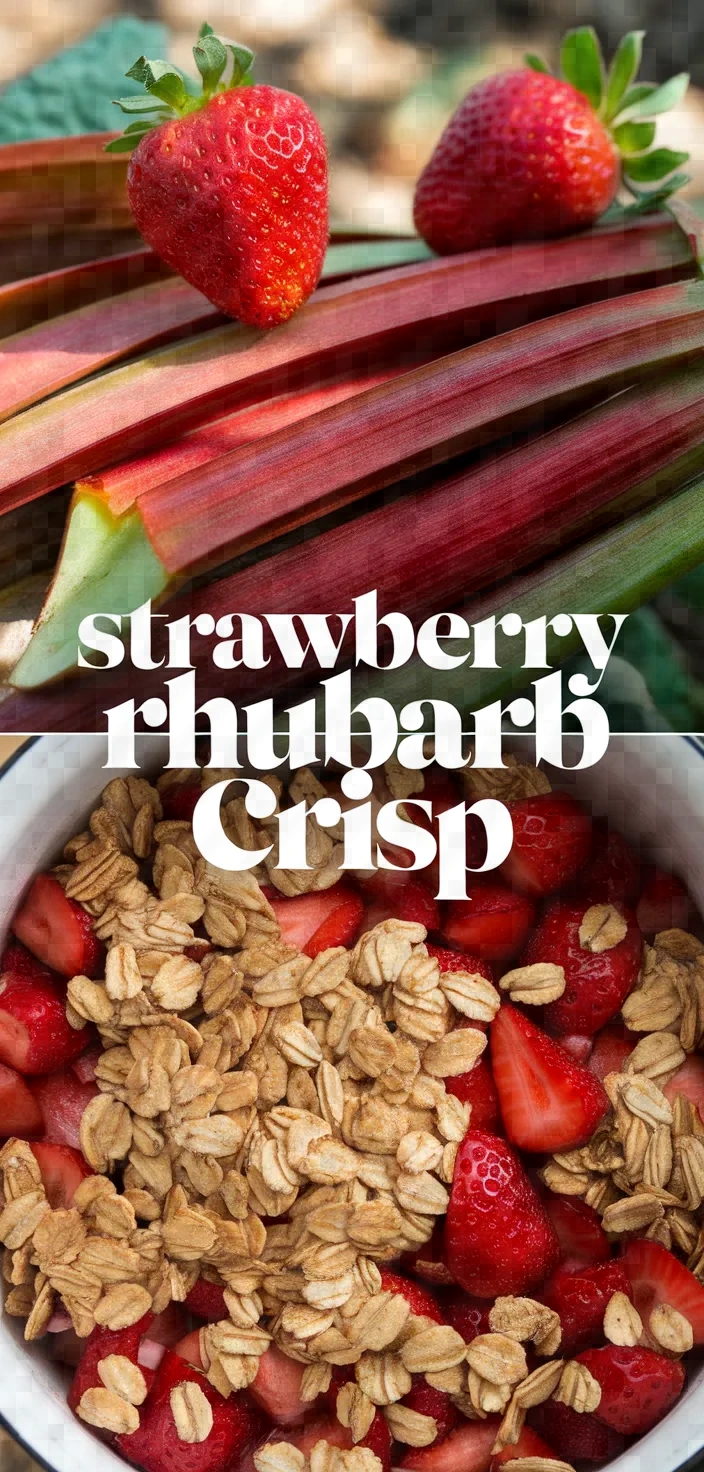 Strawberry Rhubarb Crisp Recipe