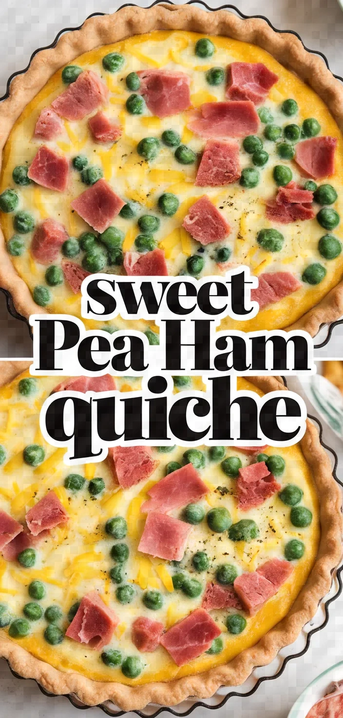 Sweet Pea Ham Quiche Recipe