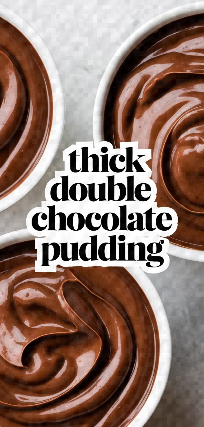 Thick Double Chocolate Pudding Recipe