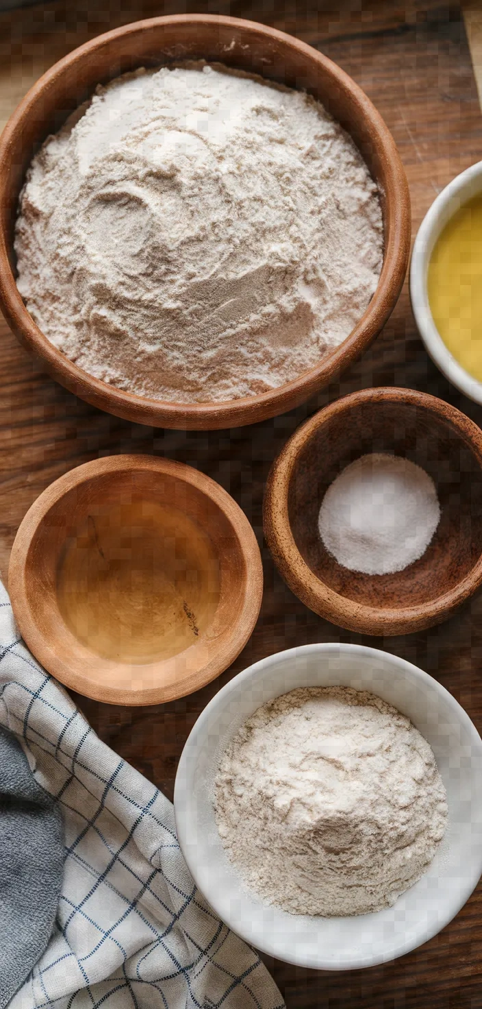 Ingredients photo for Baking Baguettes For Beginners Recipe