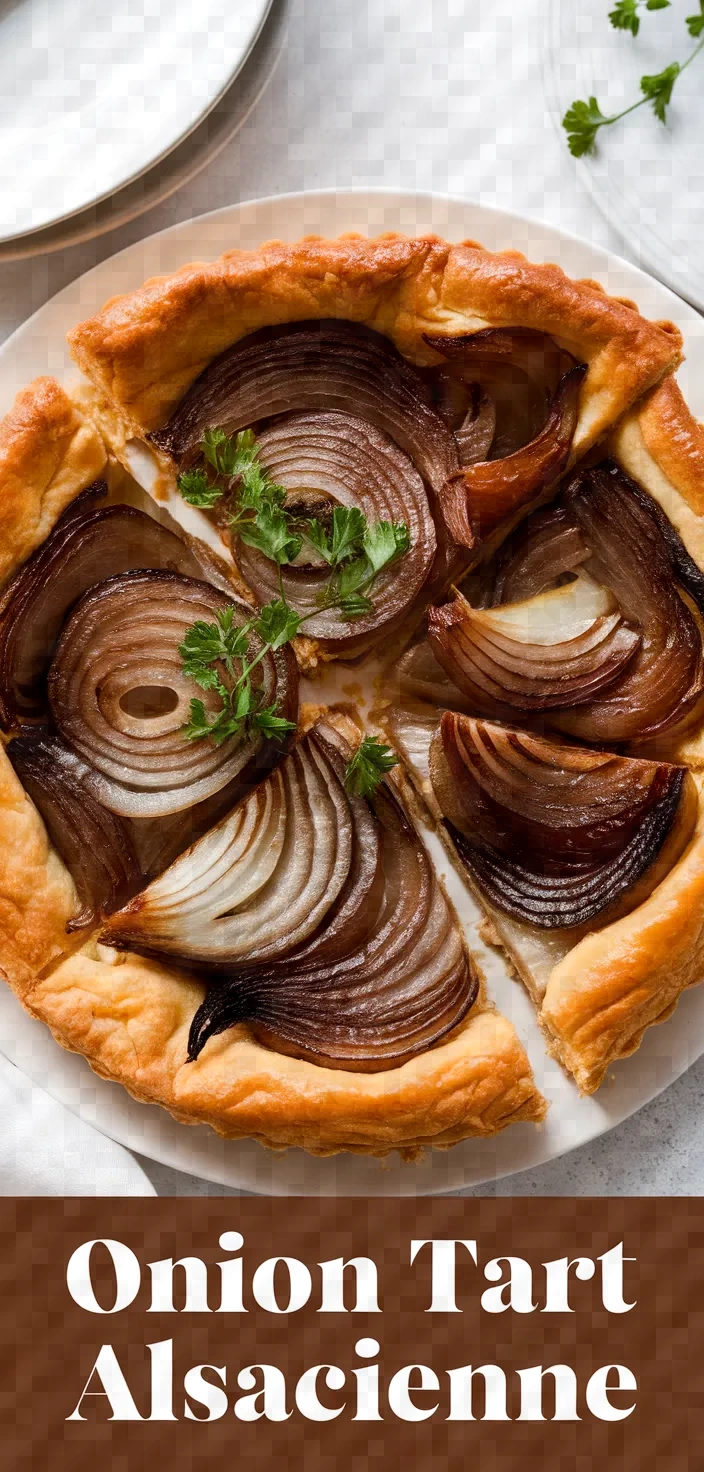 Caramelized Onion Tart Tarte A Loignon Alsacienne Recipe