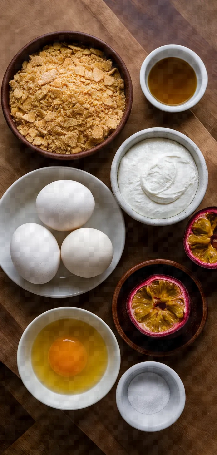 Ingredients photo for Cheesecake Fruits De Passion Recipe