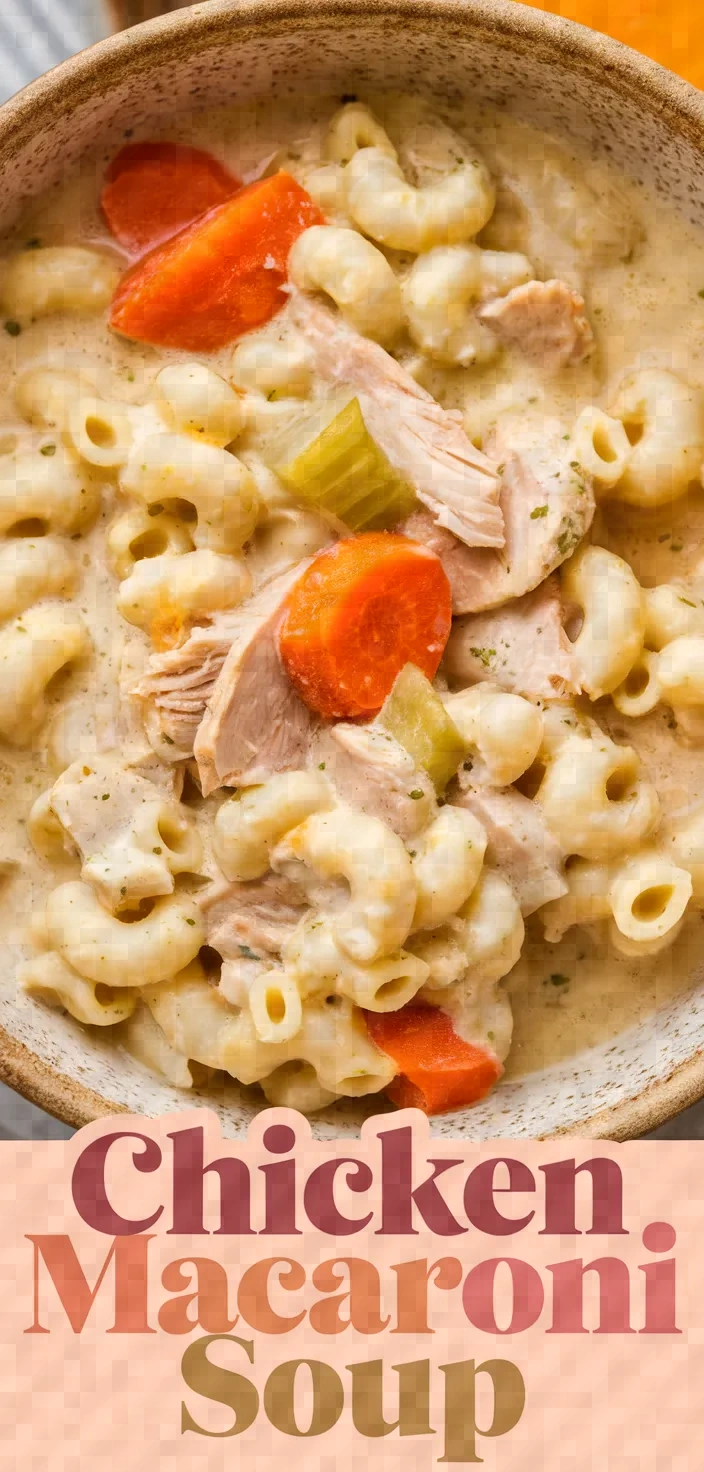 Chicken Macaroni Soup Recipe