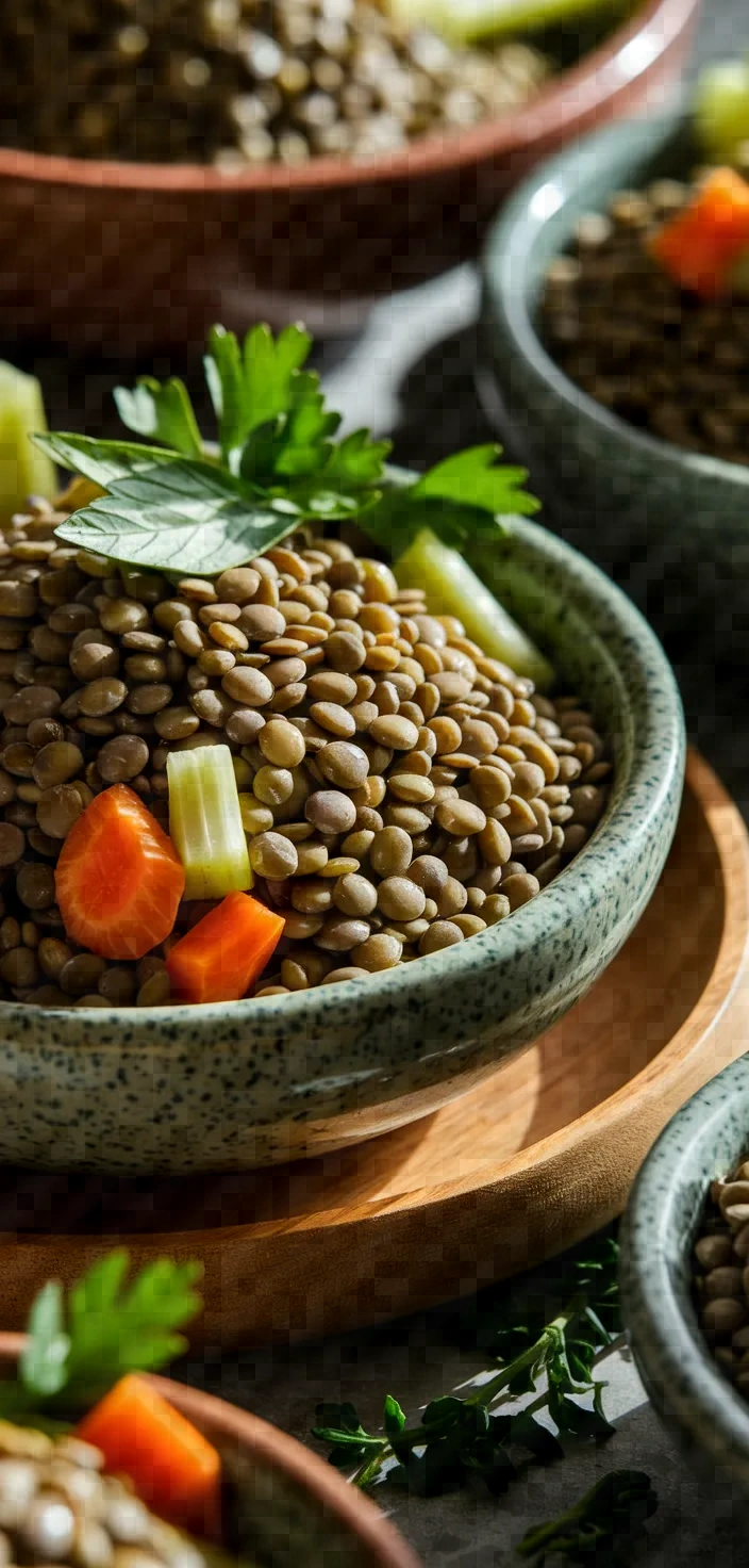 Ingredients photo for Classic French Lentil Salad Recipe