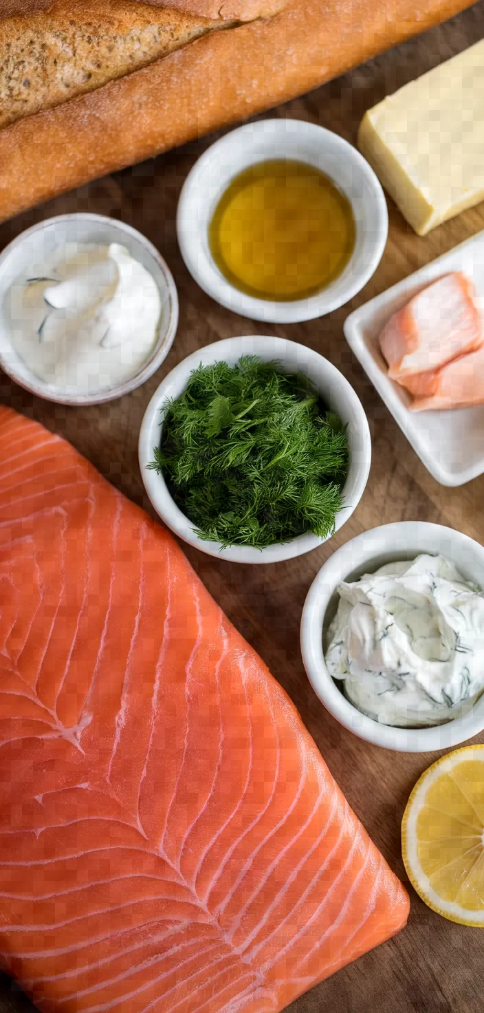 Ingredients photo for Classic French Salmon Rillettes Recipe