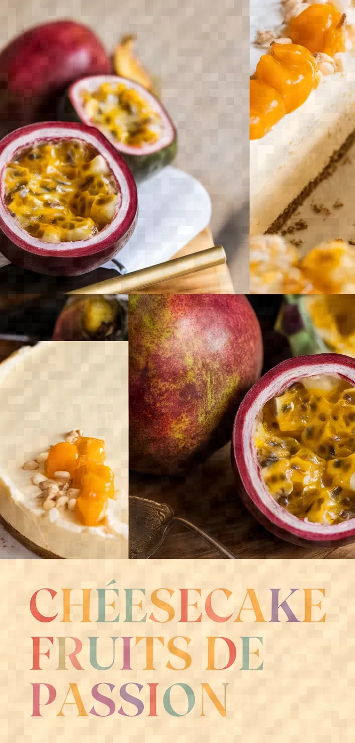 A photo of Cheesecake Fruits De Passion Recipe