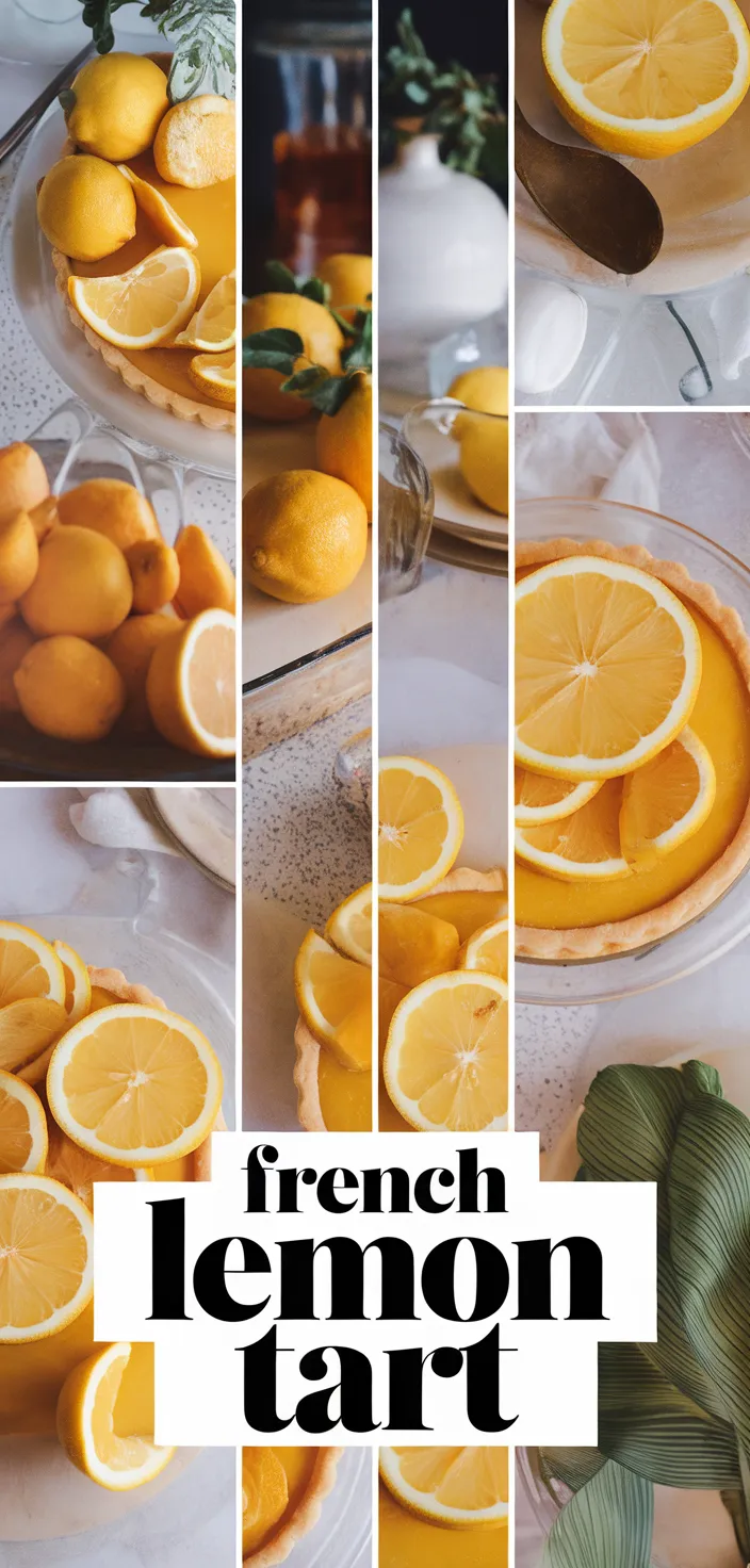 A photo of Classic French Lemon Tart Tarte Au Citron Recipe
