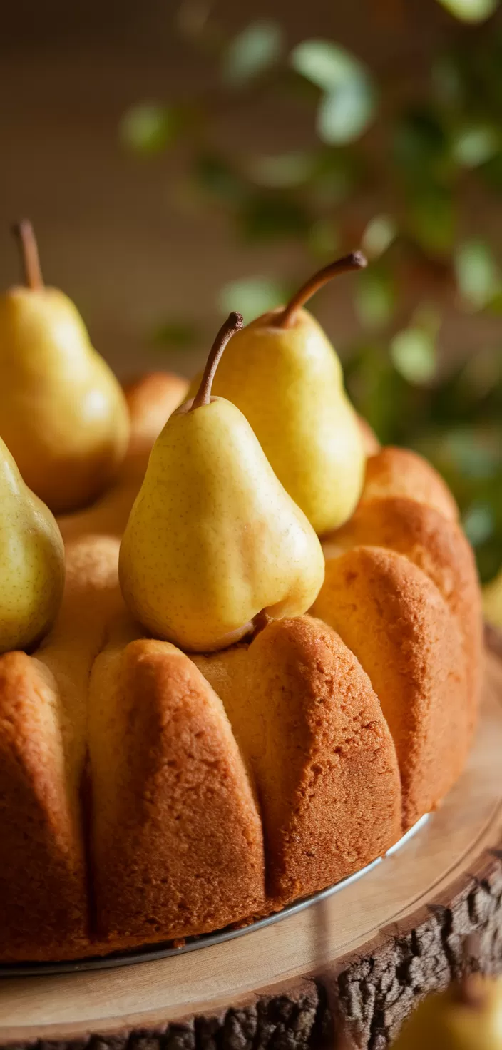 A photo of Classic French Pear Cake Recipe