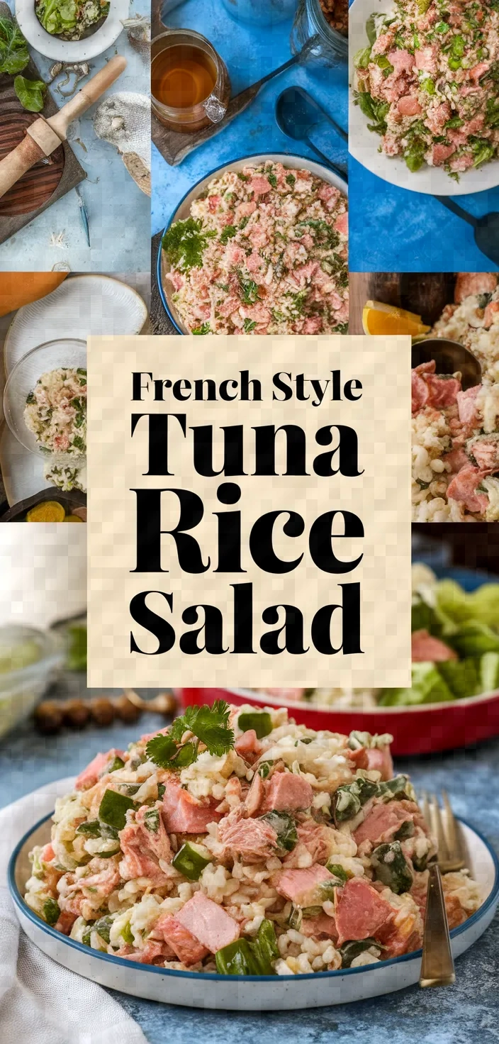A photo of French Style Rice And Tuna Salad Recipe