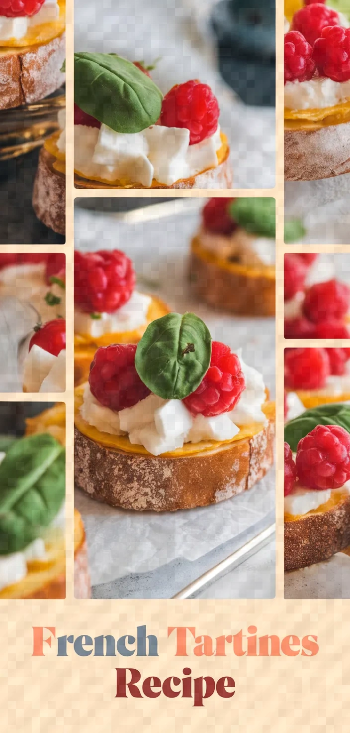 A photo of French Tartines Recipe