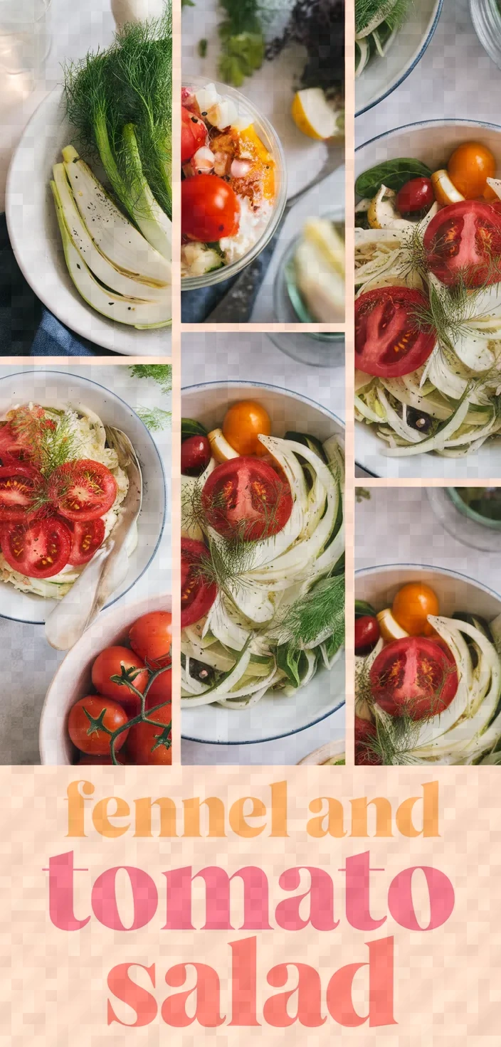 A photo of Fresh Fennel And Tomato Salad Recipe