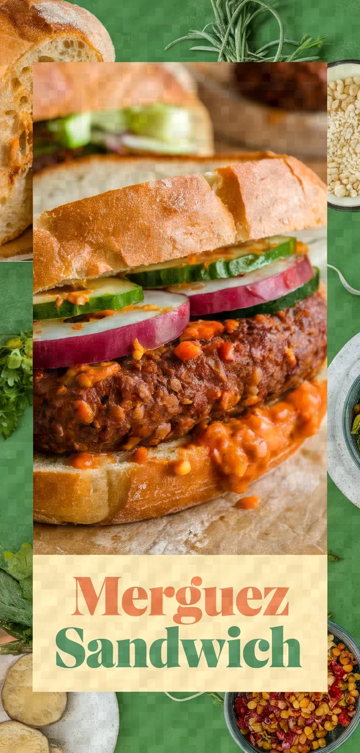 A photo of Merguez Sandwich Recipe