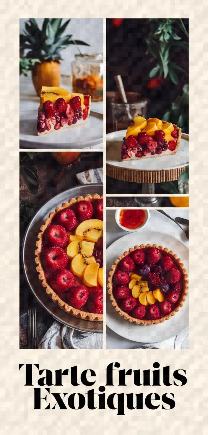 A photo of Tarte Fruits Exotiques Recipe