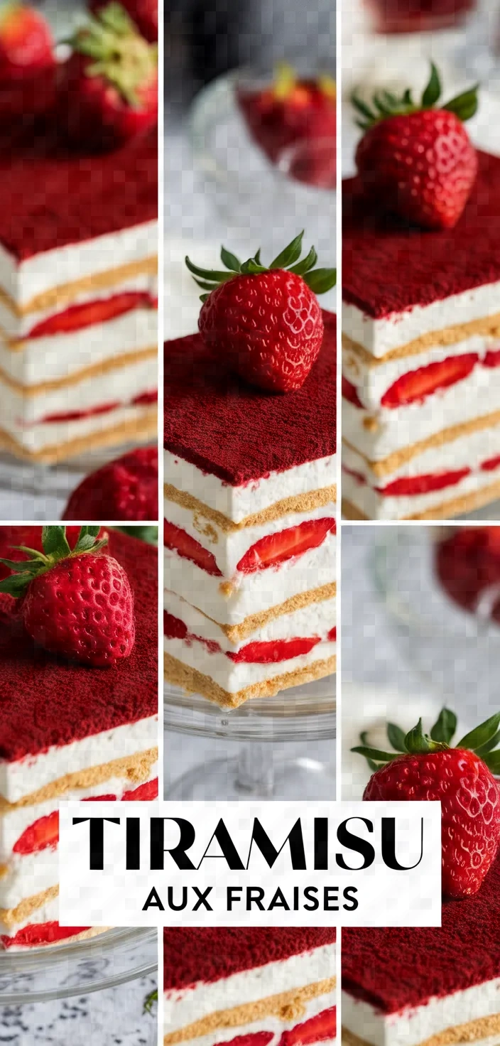 A photo of Tiramisu Aux Fraises Recipe
