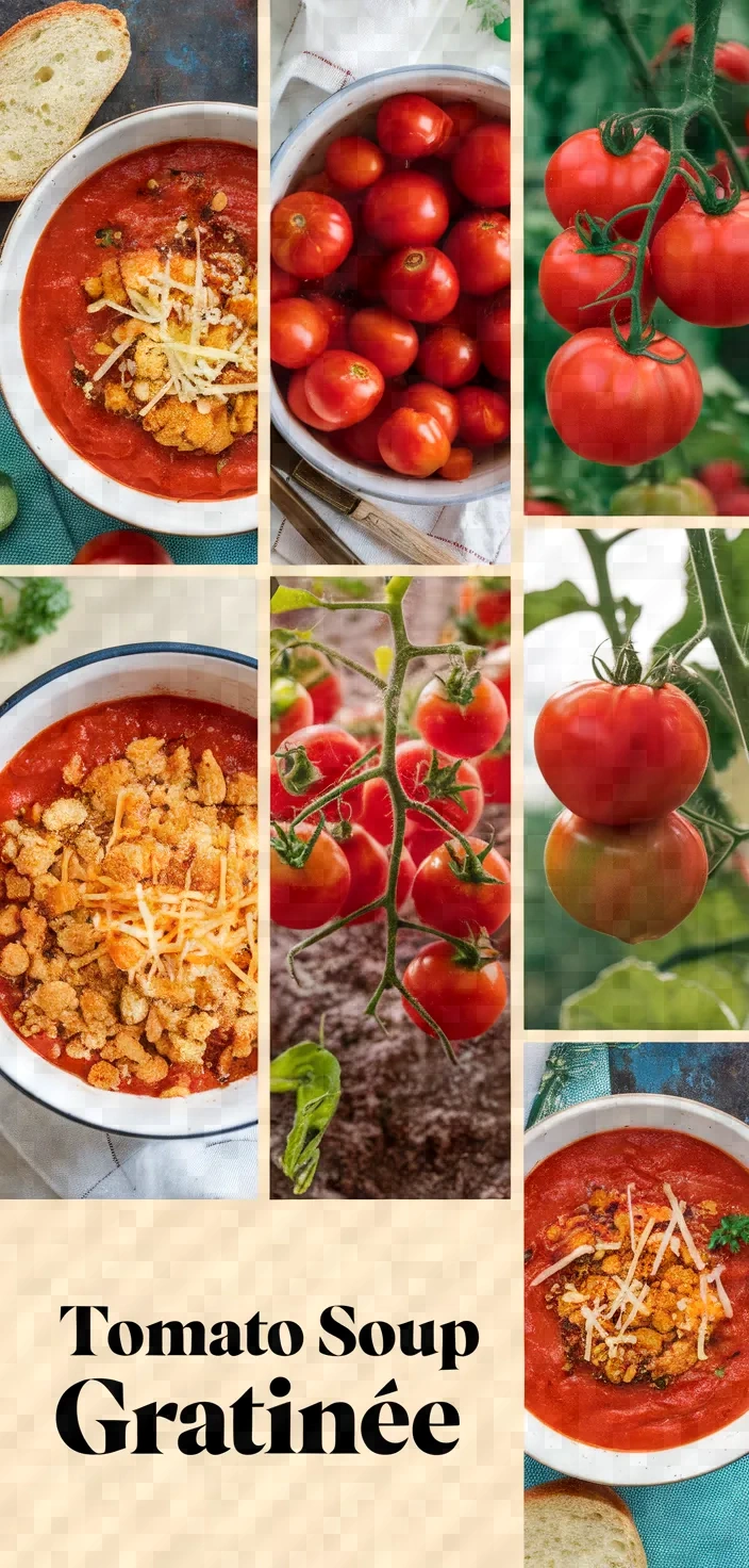 A photo of Tomato Soup Gratinee Recipe