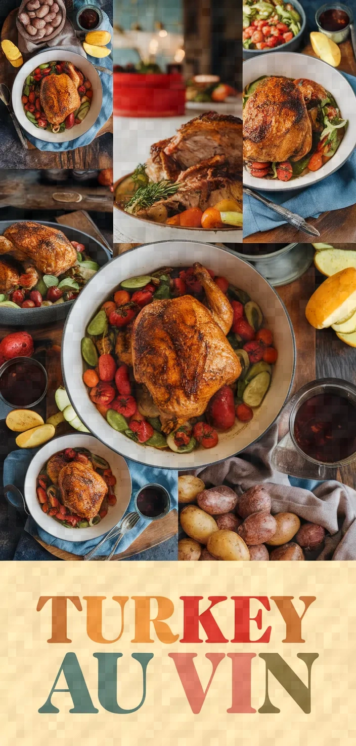 A photo of Turkey Au Vin Recipe