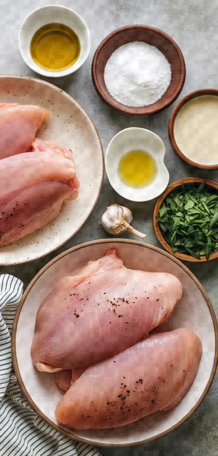 Ingredients photo for Creamy French Chicken Tarragon Recipe