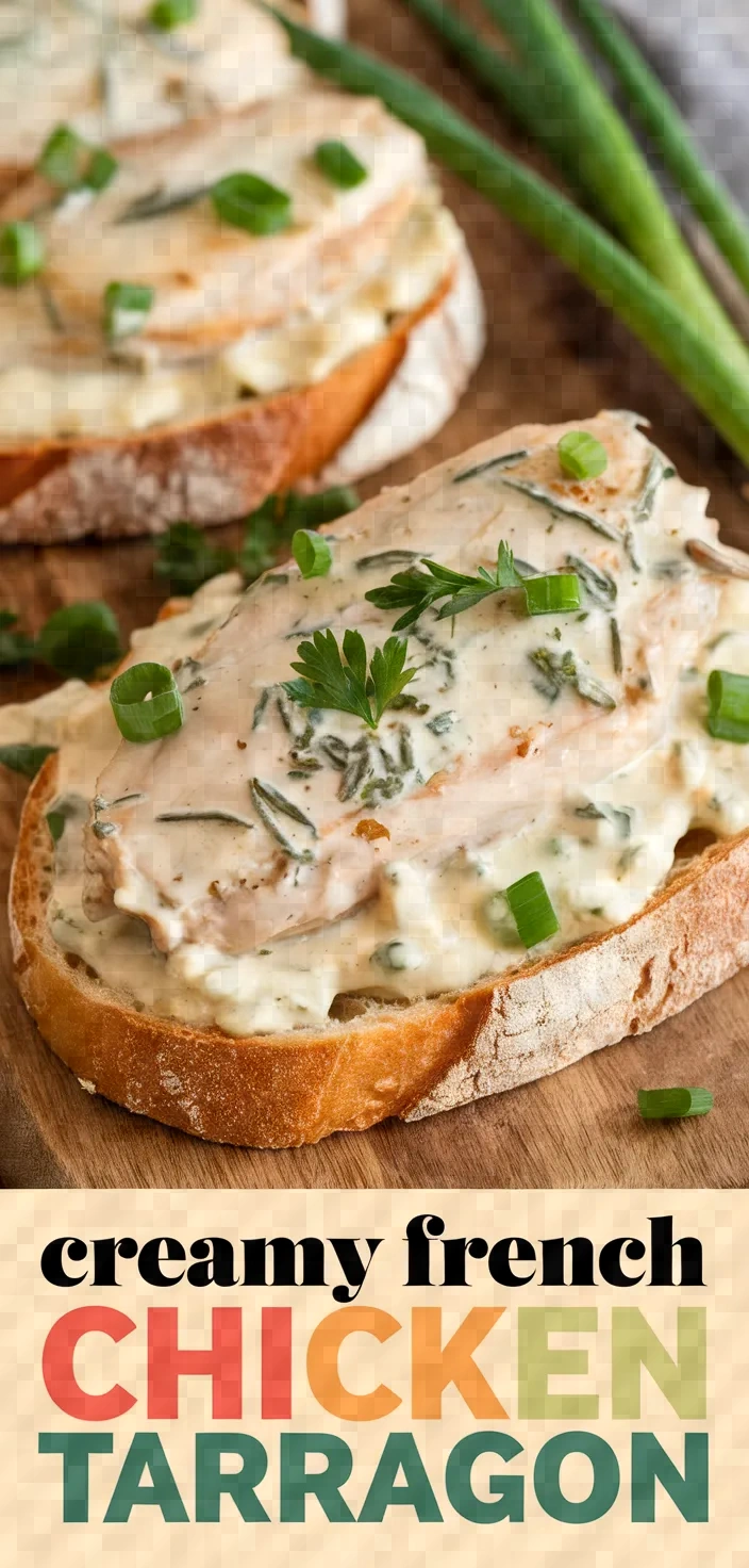 Creamy French Chicken Tarragon Recipe