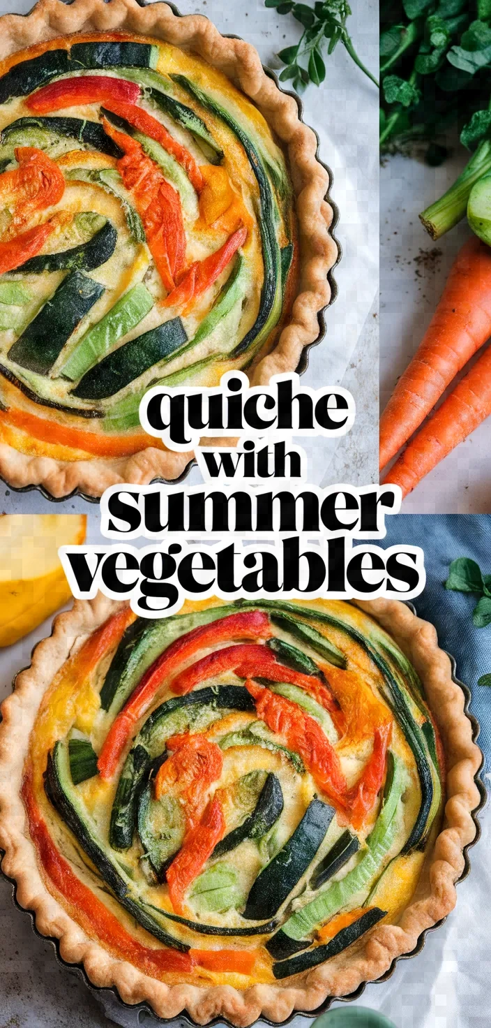 Crustless Quiche With Summer Vegetables Recipe