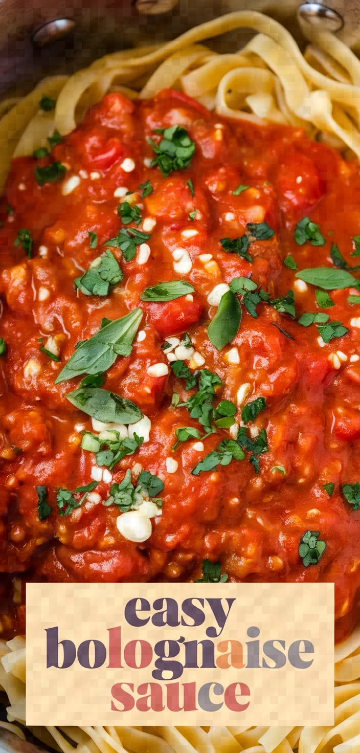 Easy Bolognaise Sauce Recipe