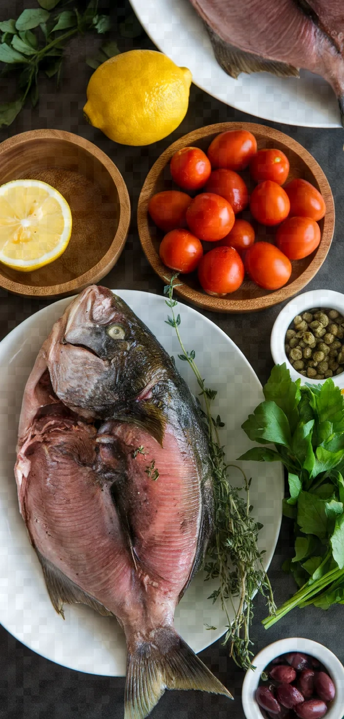 Ingredients photo for Easy Branzino With Vierge Sauce Recipe