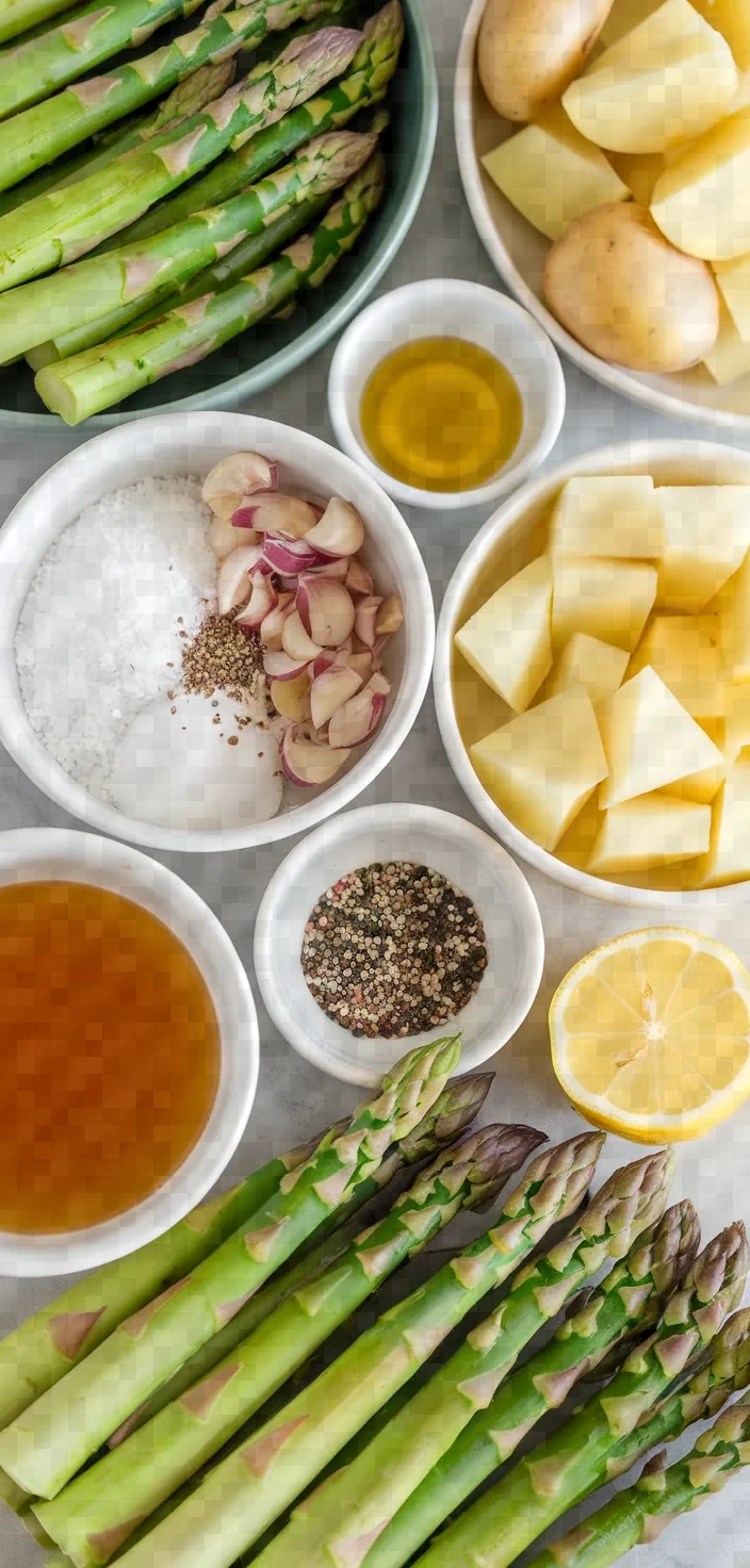 Ingredients photo for Easy Spring Asparagus Soup Recipe