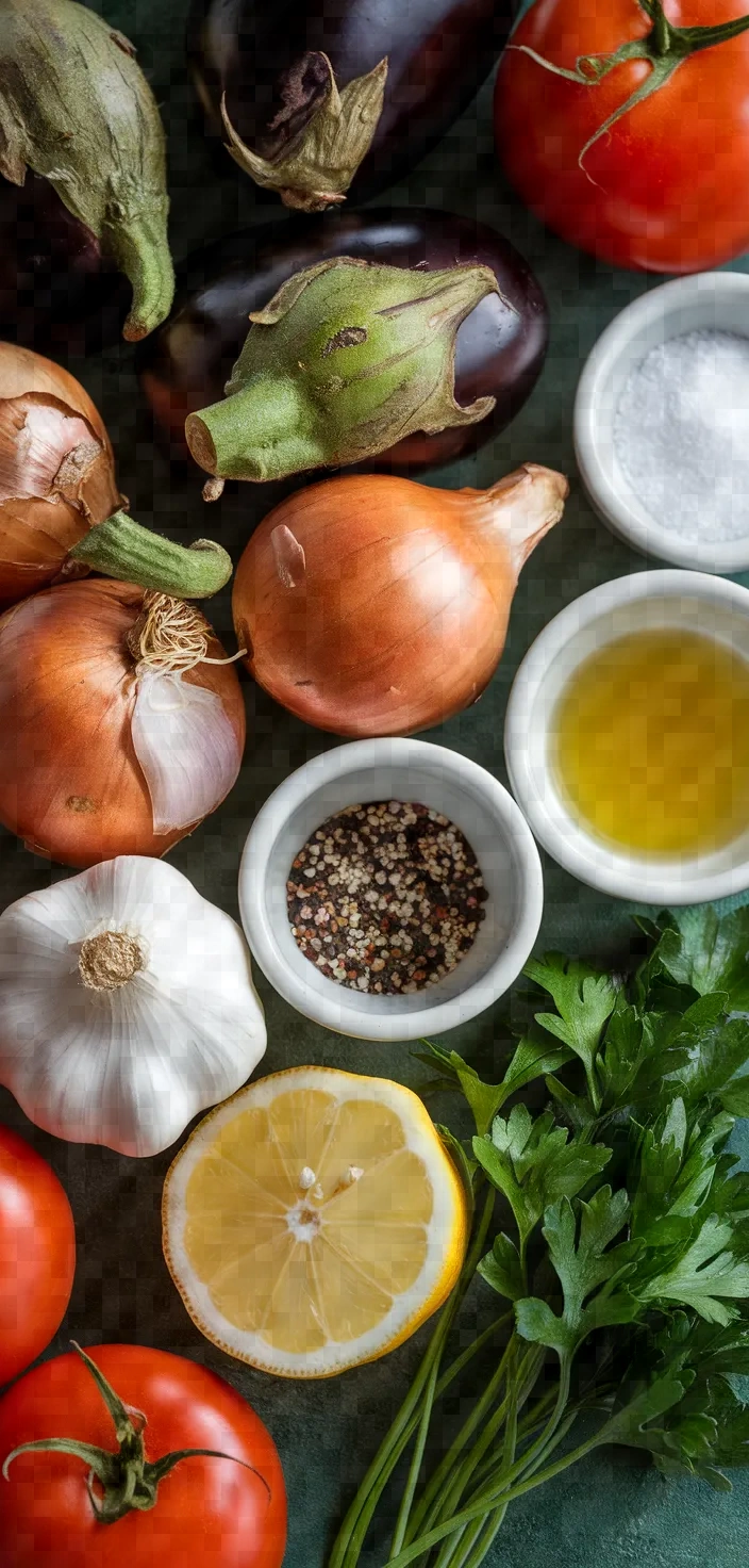 Ingredients photo for Eggplant Caviar Dip Caviar Daubergine Recipe