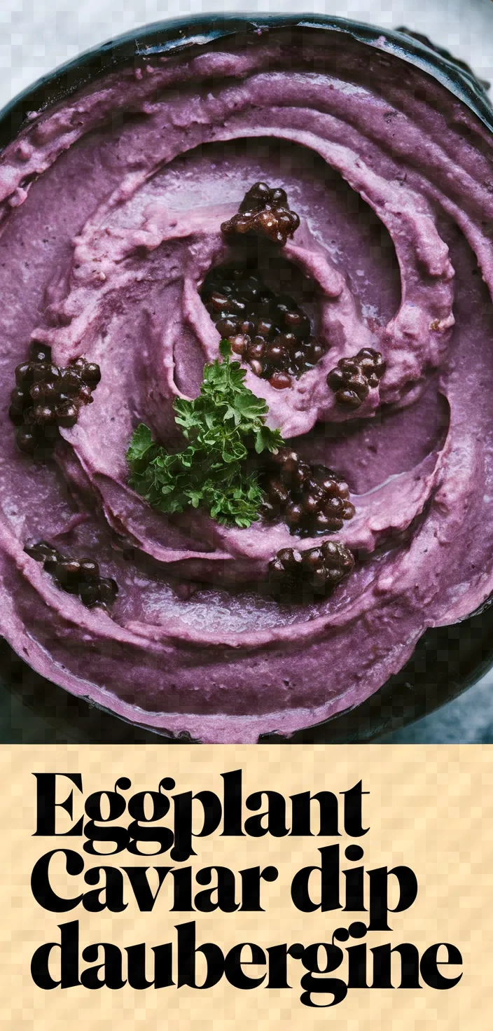 Eggplant Caviar Dip Caviar Daubergine Recipe