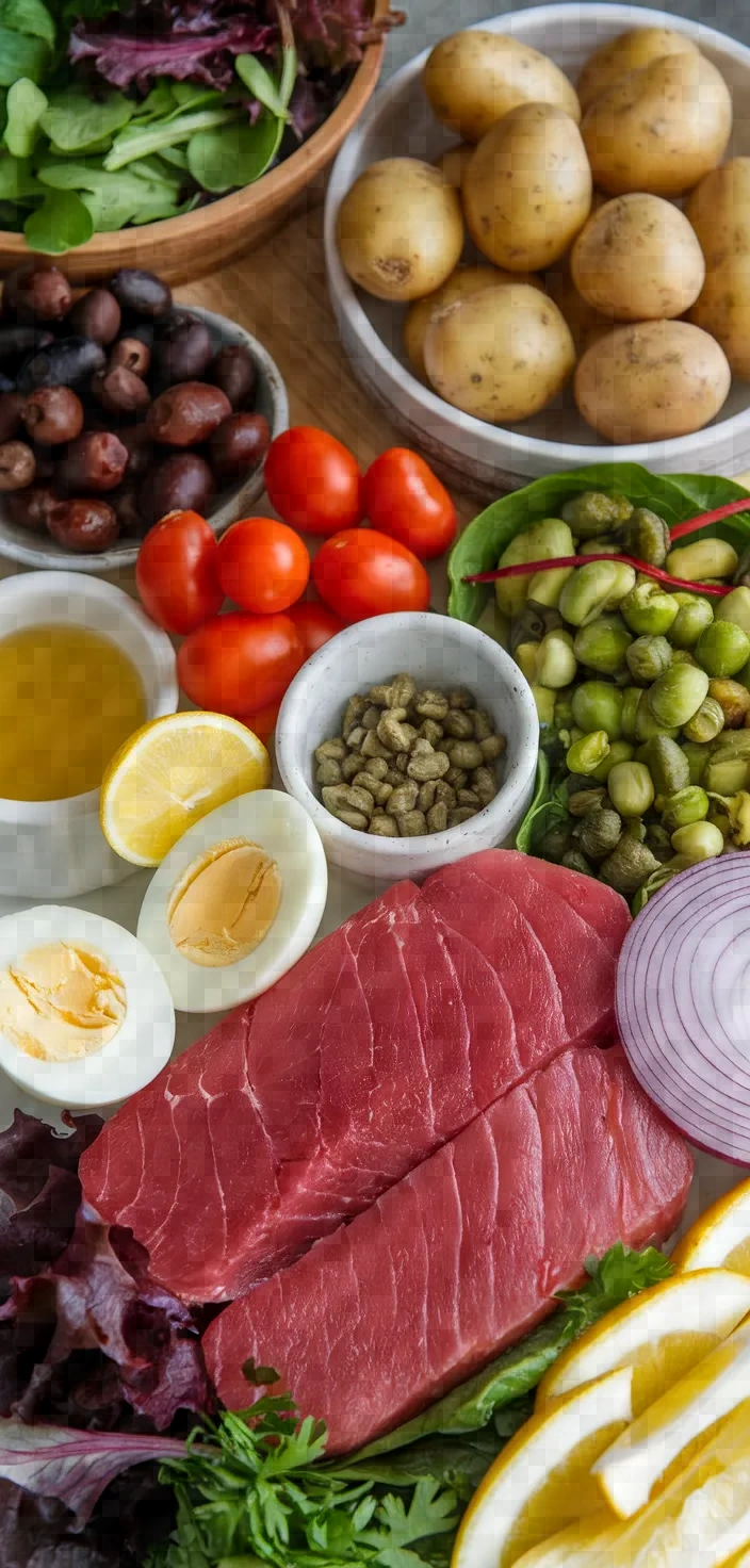 Ingredients photo for French Salade Nicoise Recipe