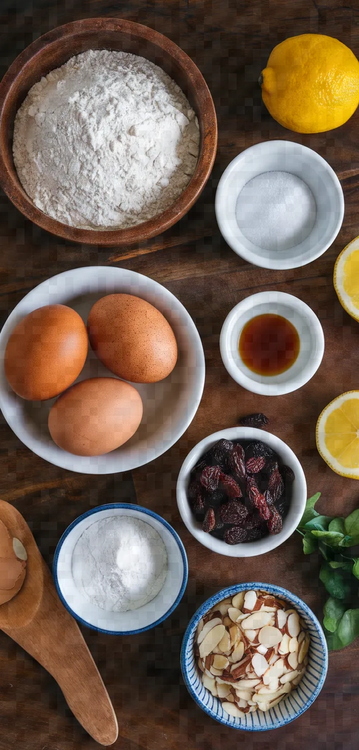 Ingredients photo for French Style Fruit Cake Cake Aux Fruits Confits Recipe
