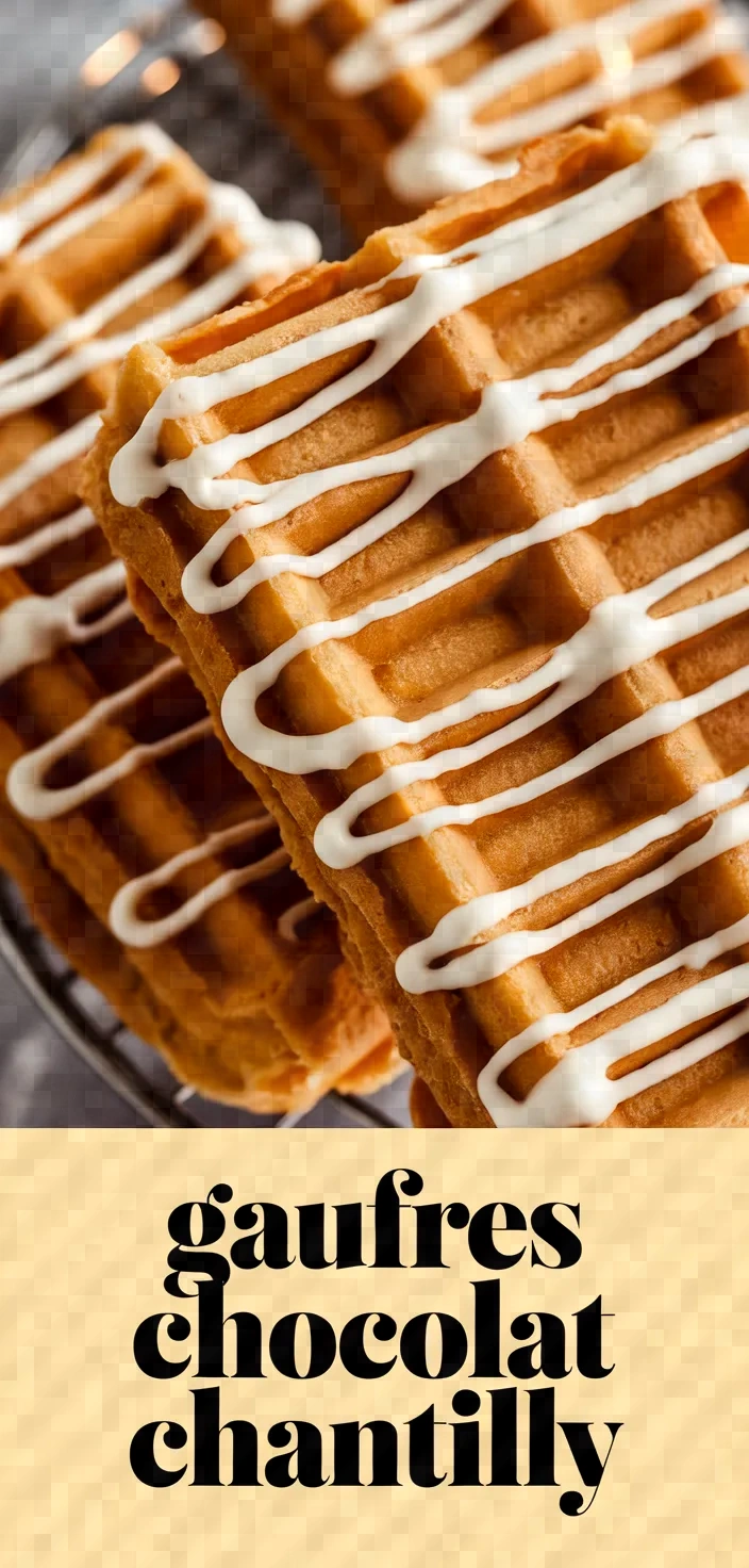 Gaufres Chocolat Chantilly Recipe