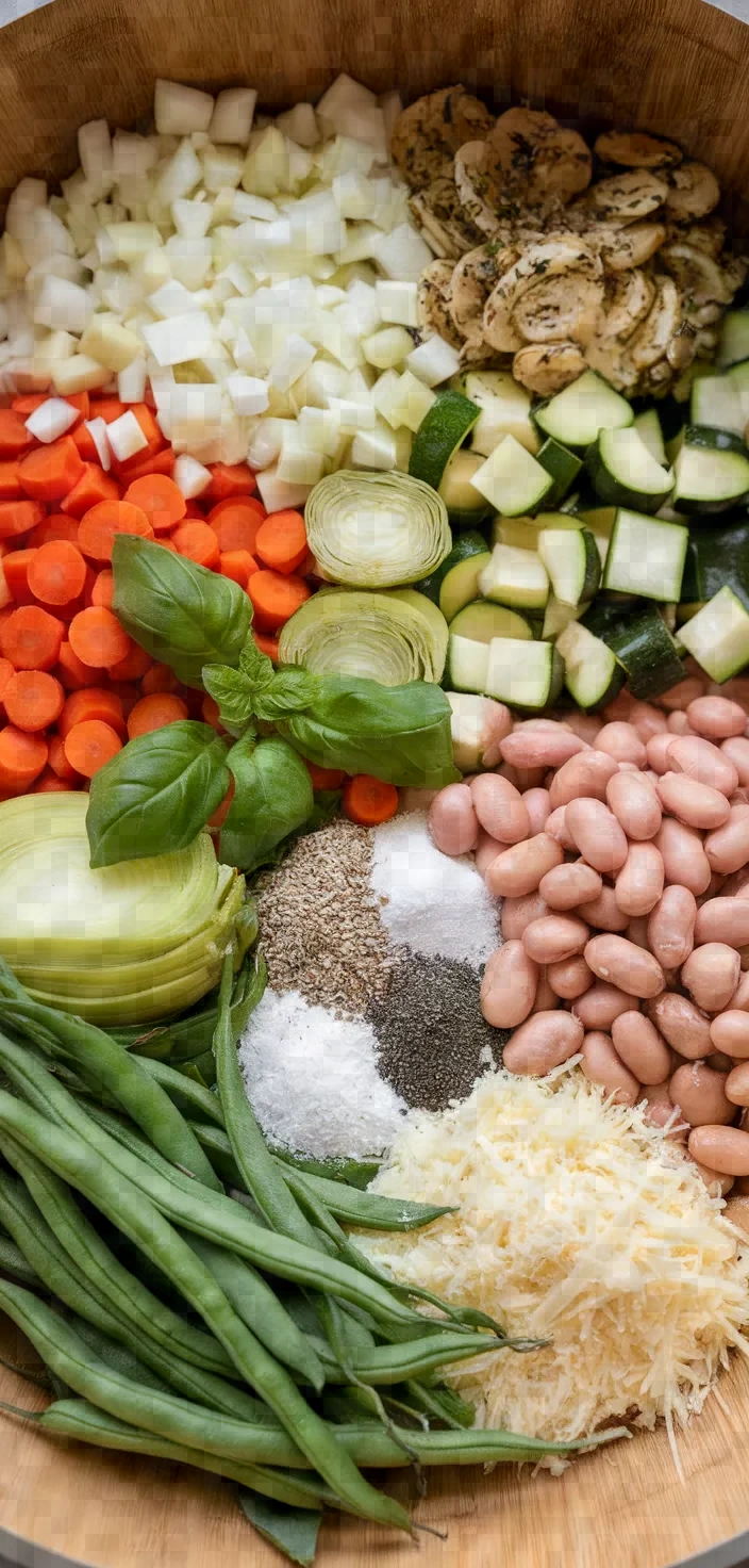 Ingredients photo for La Soupe Au Pistou Recipe