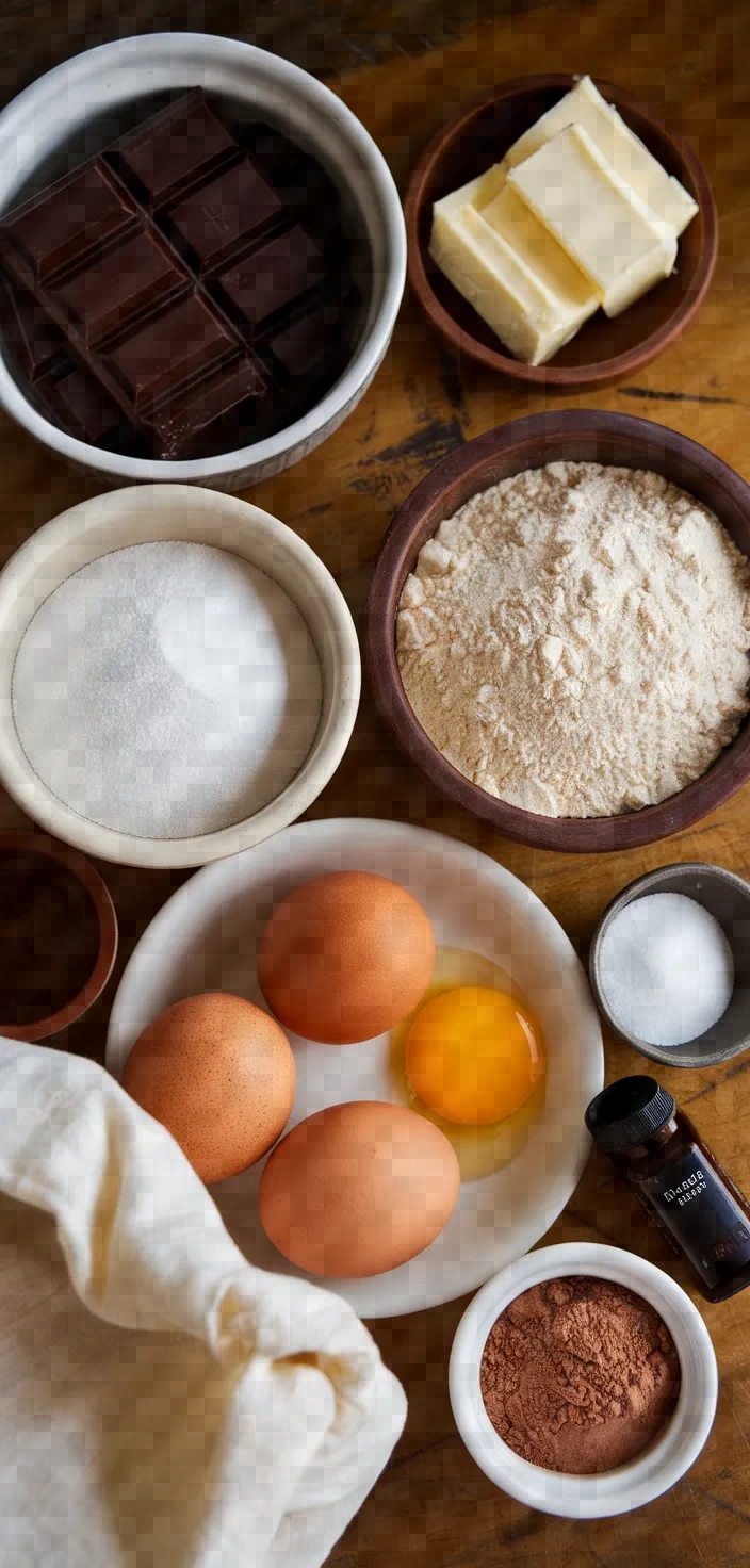 Ingredients photo for Le Chefs Moelleux Au Chocolat Recipe