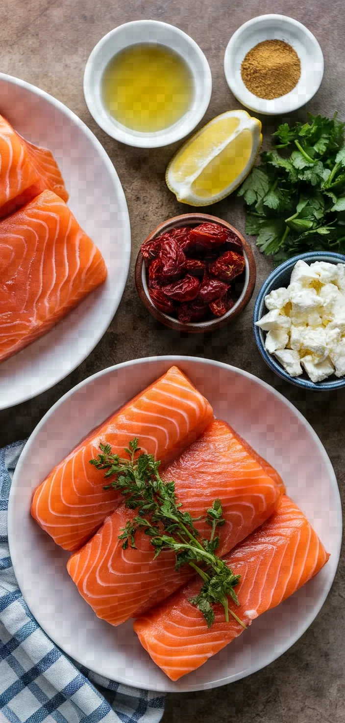 Ingredients photo for Mediterranean Salmon Recipe