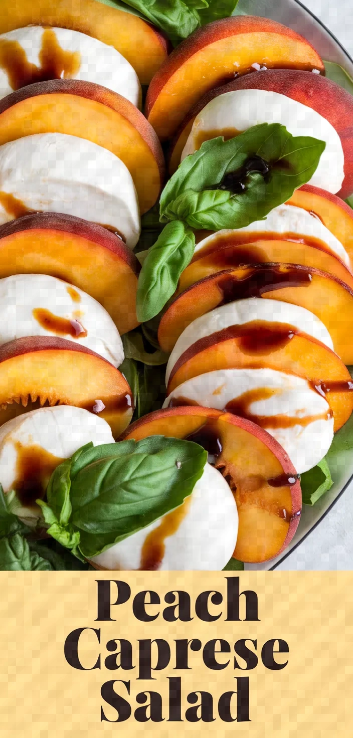 Peach Caprese Salad Recipe