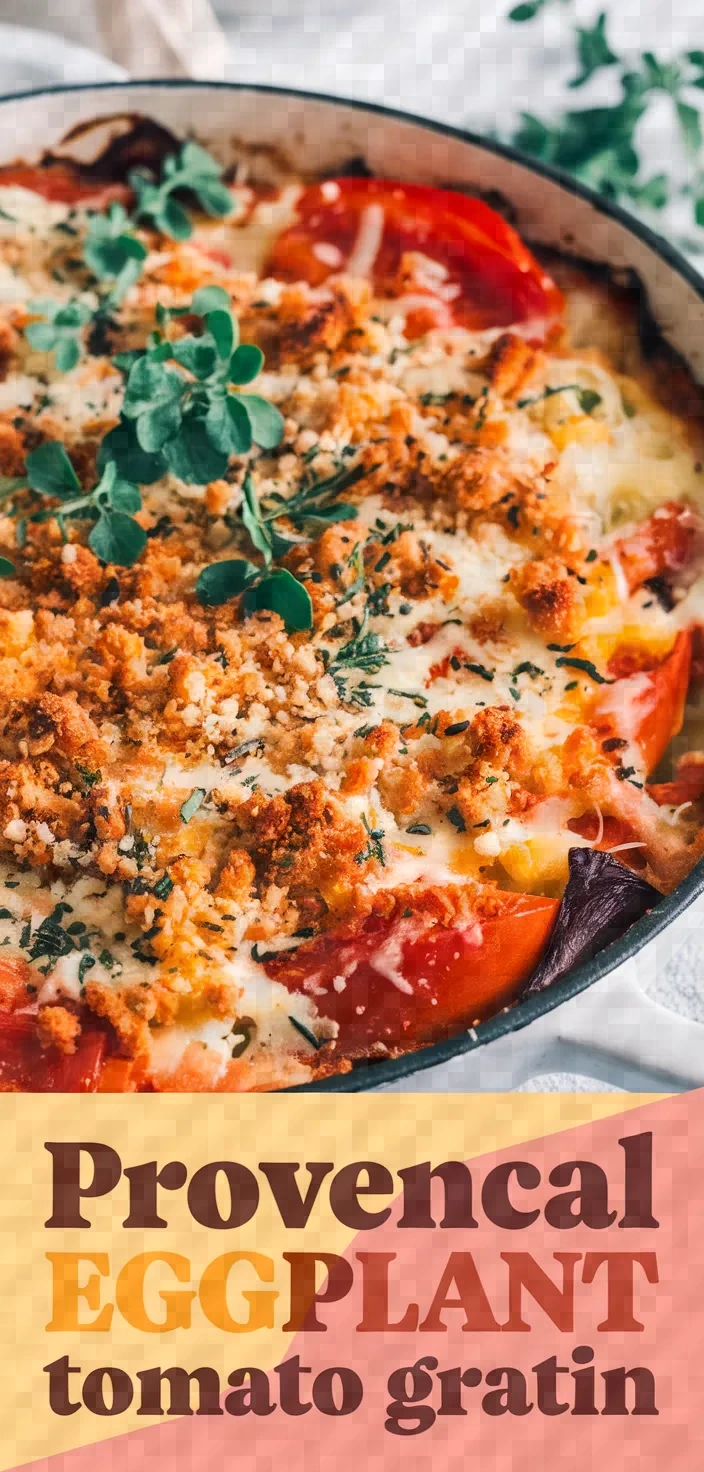 Provencal Eggplant Tomato Gratin Recipe