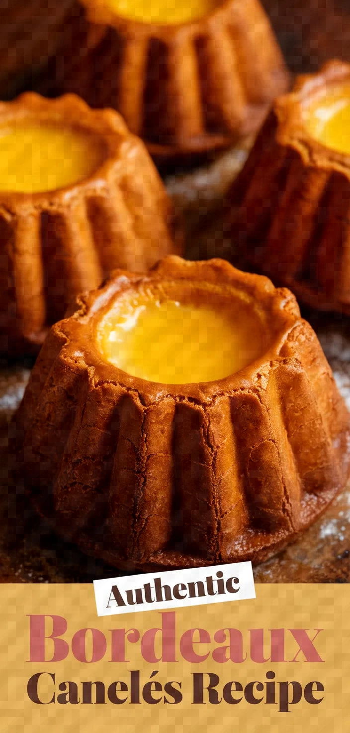 Recette Autehntiques Caneles De Bordeaux Recipe
