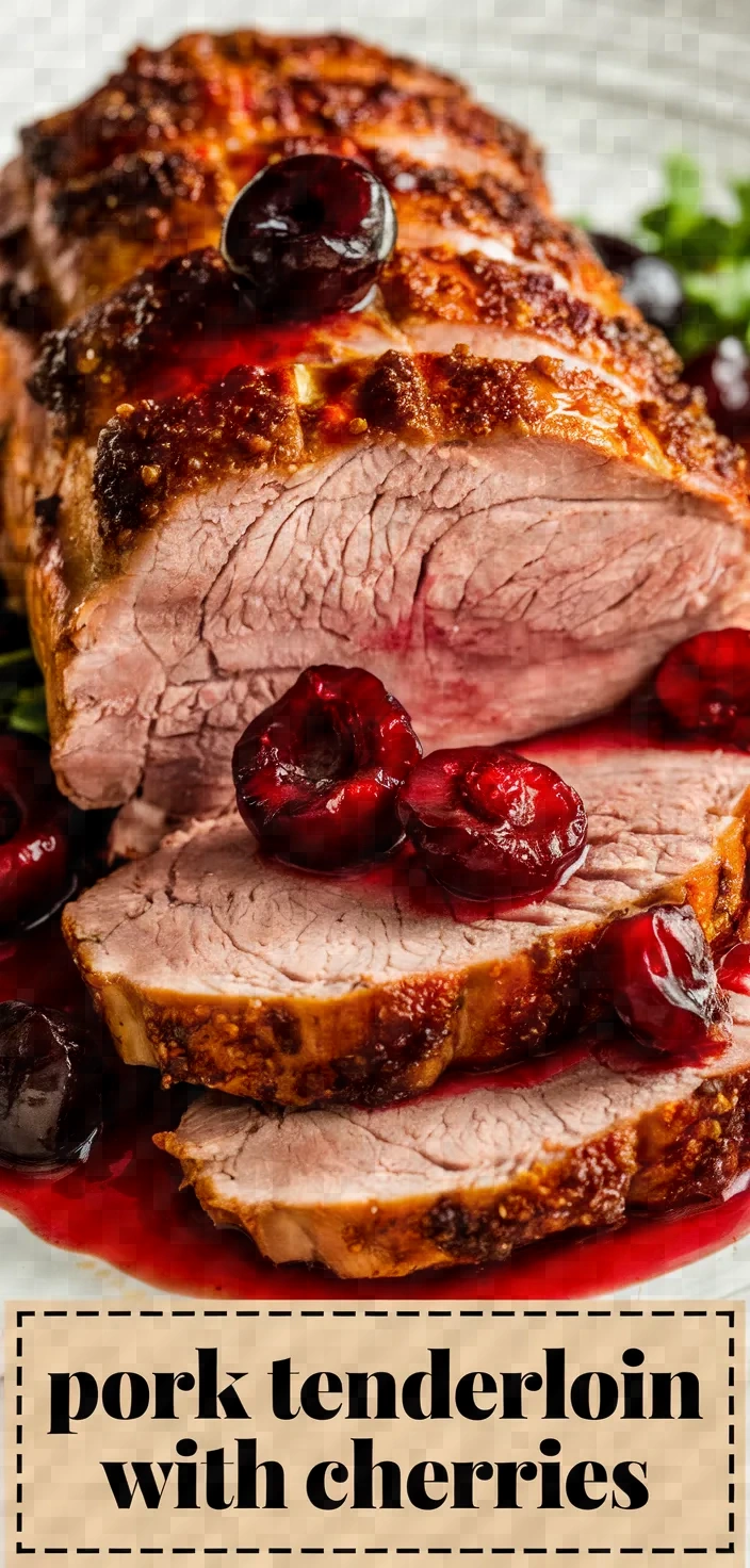 Roast Pork Tenderloin With Cherry Sauce Recipe
