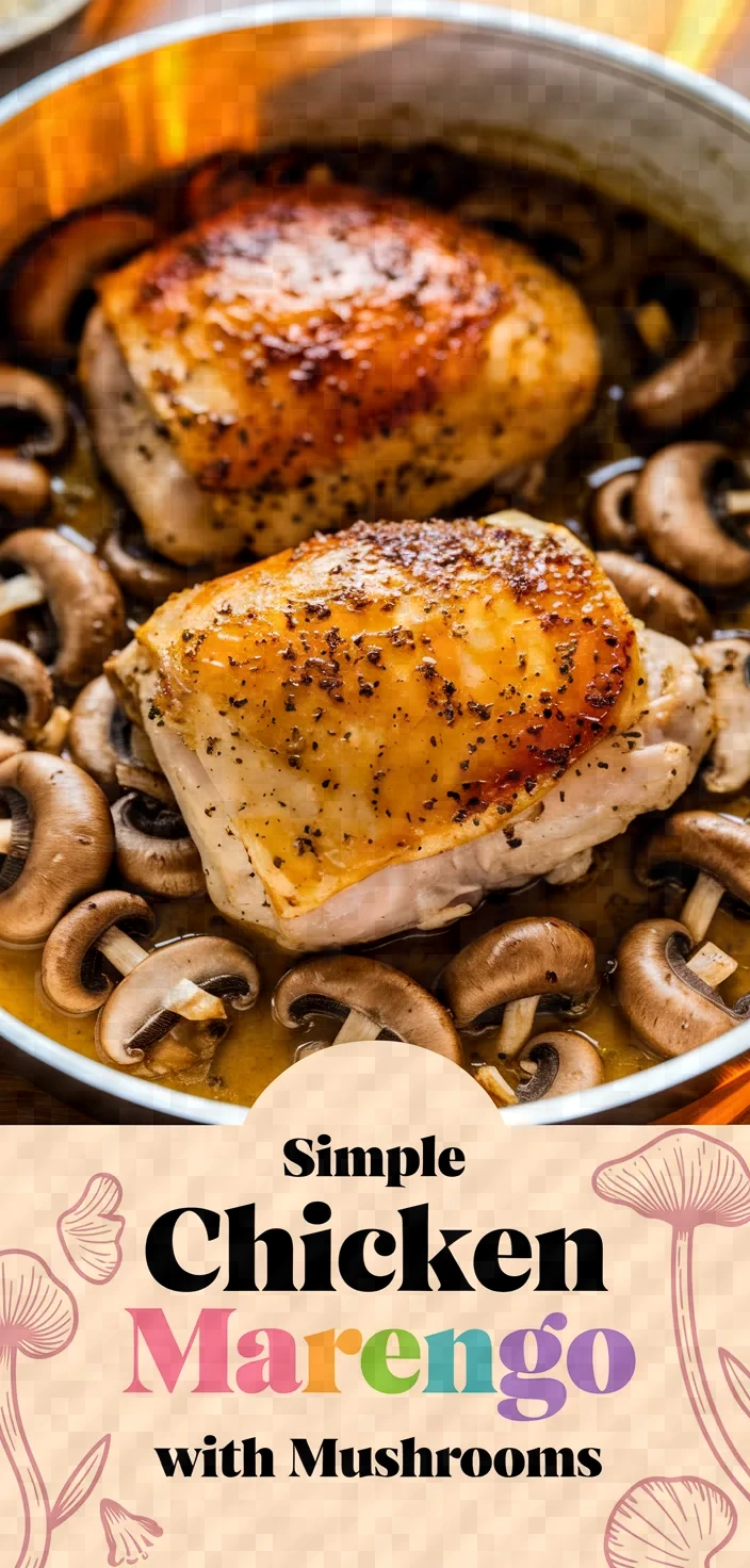 Simple Chicken Marengo With Mushrooms Recipe
